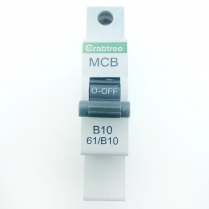 Crabtree Starbreaker B10 10A 10 Amp 61/B10 MCB Circuit Breaker Type B